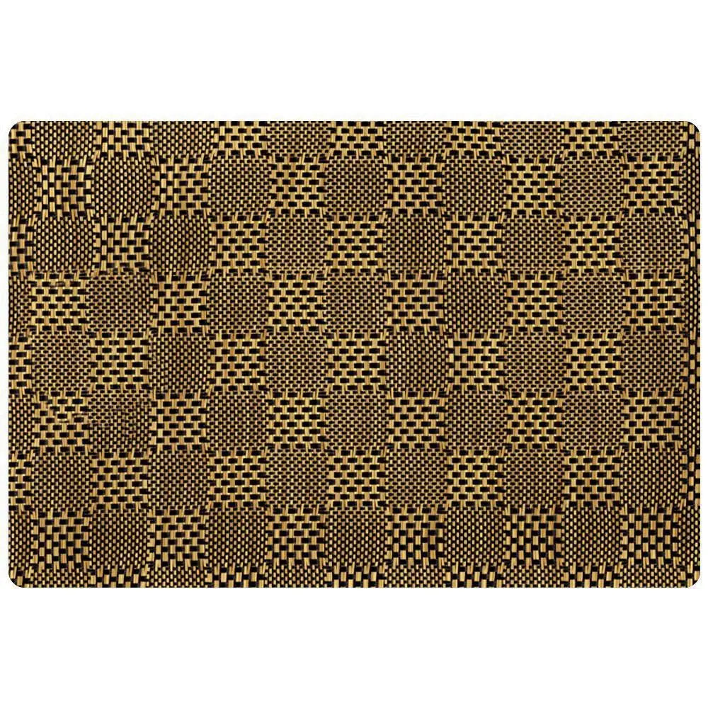 Freelance Basketweave Table Mat Set, Kitchen & Dining Placemats, Set of 6 pcs, 30 x 45 cm - grahsajja