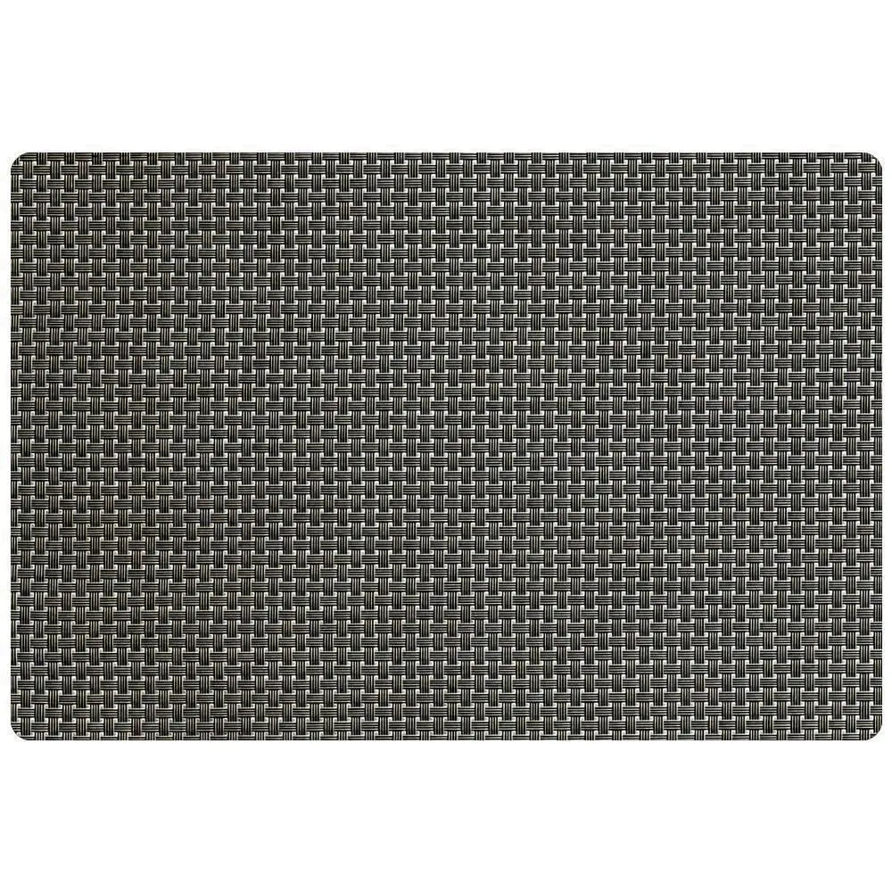 Freelance Basketweave Table Mat Set, Kitchen & Dining Placemats, Set of 6 pcs, 30 x 45 cm - grahsajja