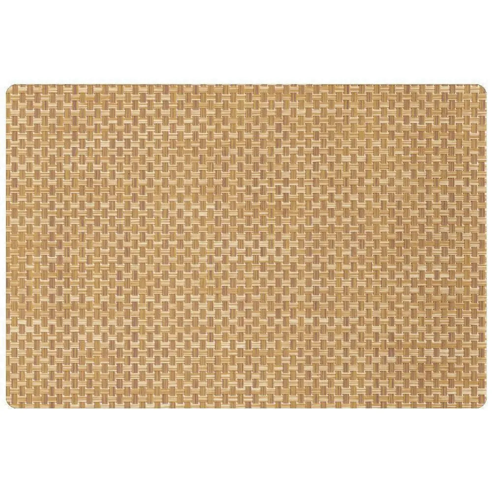 Freelance Basketweave Table Mat Set, Kitchen & Dining Placemats, Set of 6 pcs, 30 x 45 cm - grahsajja