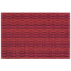 Freelance Basketweave Table Mat Set, Kitchen & Dining Placemats, Set of 6 pcs, 30 x 45 cm - grahsajja