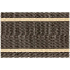 Freelance Basketweave Table Mat Set, Kitchen & Dining Placemats, Set of 6 pcs, 30 x 45 cm - grahsajja