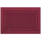 Freelance Basketweave Table Mat Set, Kitchen & Dining Placemats, Set of 6 pcs, 30 x 45 cm - grahsajja