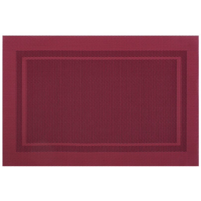 Freelance Basketweave Table Mat Set, Kitchen & Dining Placemats, Set of 6 pcs, 30 x 45 cm - grahsajja