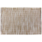 Freelance Basketweave Table Mat Set, Kitchen & Dining Placemats, Set of 6 pcs, 30 x 45 cm - grahsajja