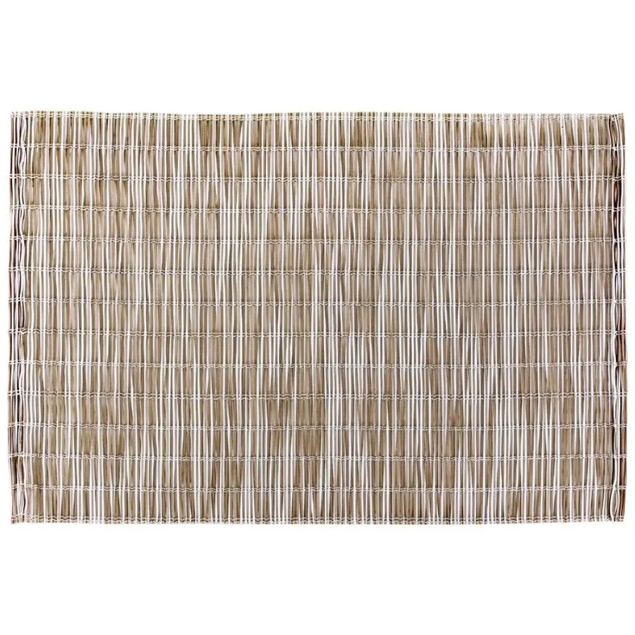Freelance Basketweave Table Mat Set, Kitchen & Dining Placemats, Set of 6 pcs, 30 x 45 cm - grahsajja