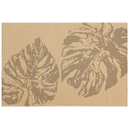 Freelance Basketweave Table Mat Set, Kitchen & Dining Placemats, Set of 6 pcs, 30 x 45 cm - grahsajja
