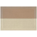 Freelance Basketweave Table Mat Set, Kitchen & Dining Placemats, Set of 6 pcs, 30 x 45 cm - grahsajja