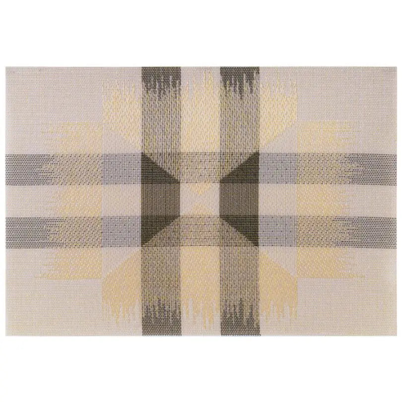 Freelance Basketweave Table Mat Set, Kitchen & Dining Placemats, Set of 6 pcs, 30 x 45 cm - grahsajja