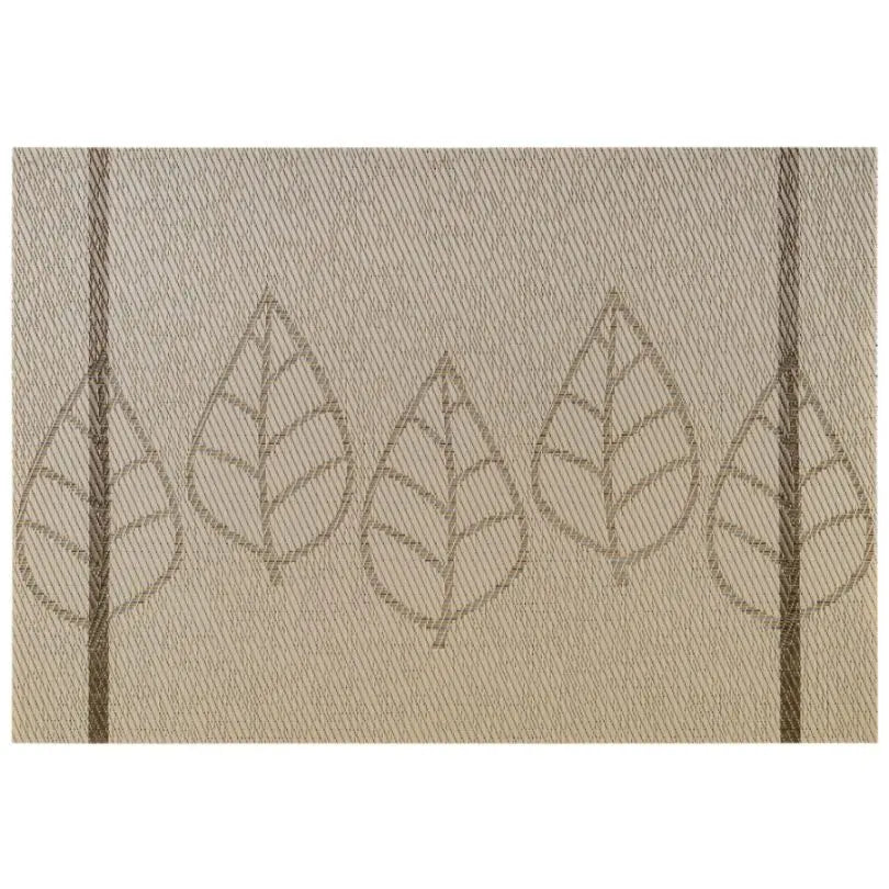 Freelance Basketweave Table Mat Set, Kitchen & Dining Placemats, Set of 6 pcs, 30 x 45 cm - grahsajja