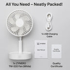 All Day Wireless™ Rechargeable Folding Fan grahsajja