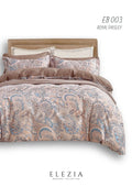 La Casa Printed bedsheet Elezia Collection KingSize bedsheet 2pcPillow Cover Royal Pasley LA CASA