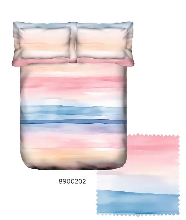 Portico Ceramica SS2025 Cotton Bedsheet 274x274cm - Design Close-up