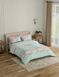 Portico Happiness Super King Bedsheet Pattern Close-up - 100% Cotton