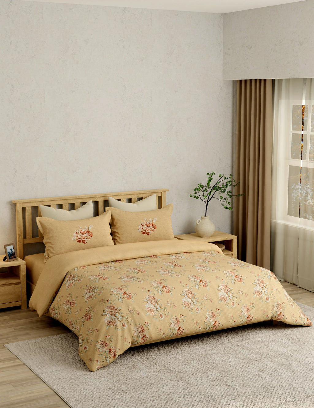 Portico Eclectic 250TC Super King Cotton Bedsheet SS2026 - Design 8