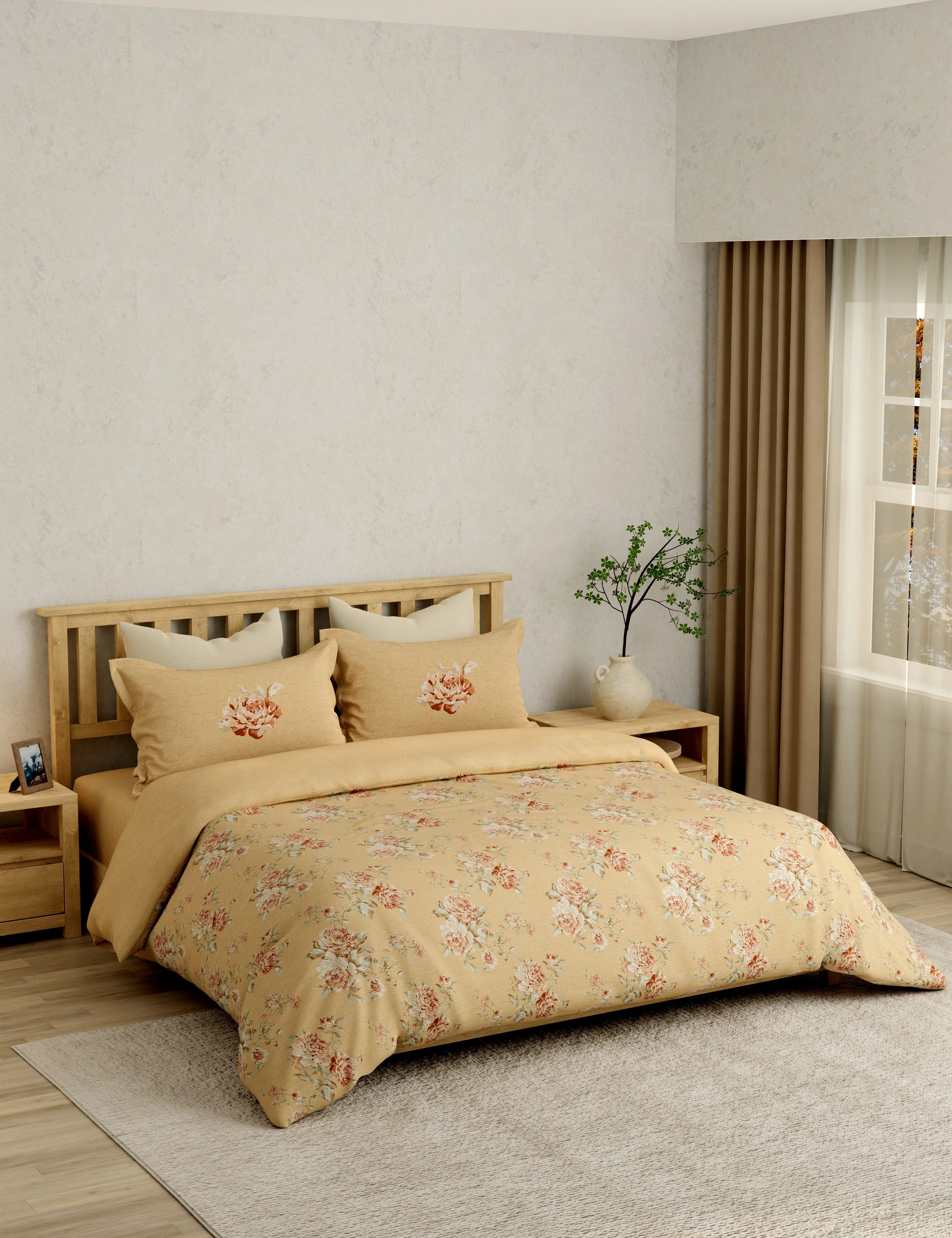 Portico Eclectic 250TC Super King Cotton Bedsheet SS2026 - Design 8