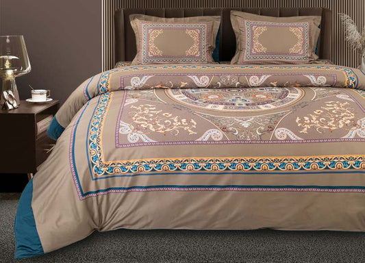 Spread Spain SGBK313- 550 TC 100 % COTTON PRINTS BEDDING COLLECTION | Cotton Double Bedsheet - grahsajja