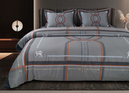 Spread Spain SGBK315- 550 TC 100 % COTTON PRINTS BEDDING COLLECTION | Cotton Double Bedsheet - grahsajja