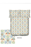 PORTICO MARVELLA Cotton King size 274cmx274cm 144TC Printed 3Pcs  Bedsheet SS2025 Portico