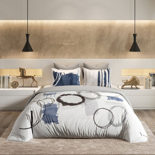 D'decor Bedsheet Super King Size CIRCLES|Souvenir Collection | King Size Bedsheet - grahsajja
