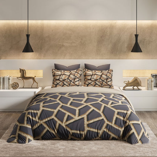 VECTOR|Souvenir Collection | King Size Bedsheet - grahsajja