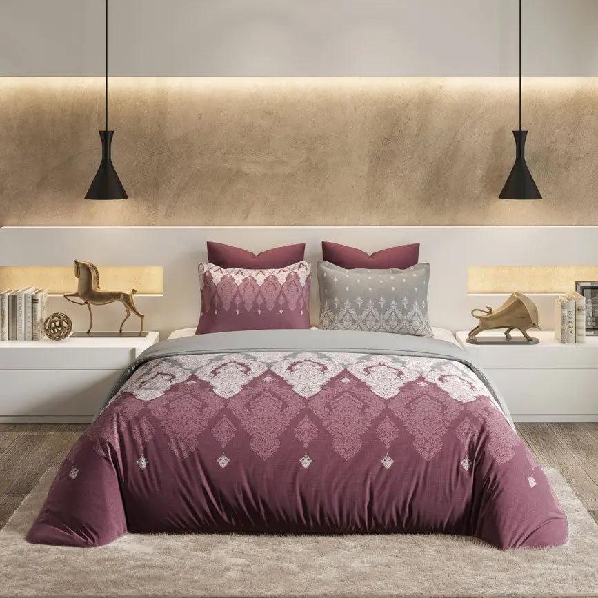 D'decor Bedsheet Super King Size BRIDAL BLUSH|Souvenir Collection | King Size Bedsheet - grahsajja
