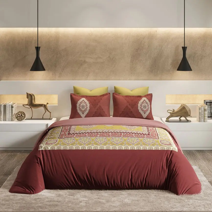 D'Decor Bedsheet Super King Size ARONA|Souvenir Collection | King Size Bedsheet - grahsajja