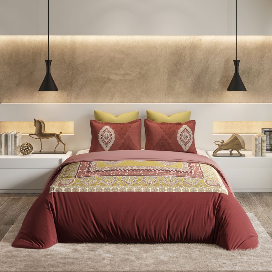 D'Decor Bedsheet Super King Size ARONA|Souvenir Collection | King Size Bedsheet - grahsajja