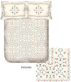 Portico New York Shalimaar 250 TC 100% Cotton Health Pro Printed Super King Bedsheet with 2 Pillow Cover SS2025 Portico