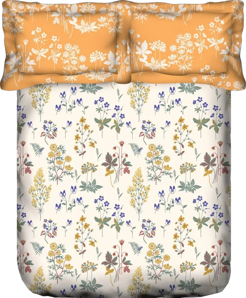 Portico Sparkle AW2025 Double Bedsheet - Multicolour Print Design