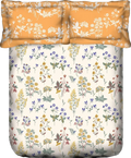 Portico Sparkle AW2025 Double Bedsheet - Multicolour Print Design