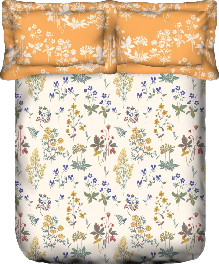 Portico Sparkle Double Bedsheet 224CM X 254CM 2PcsPillow Cover