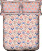 Portico Sparkle Cotton Double Bedsheet India - Fade Resistant