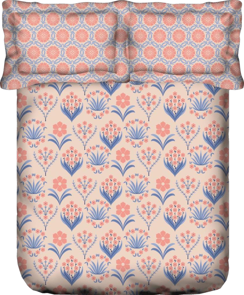 Portico Sparkle Double Bedsheet 224CM X 254CM 2PcsPillow Cover