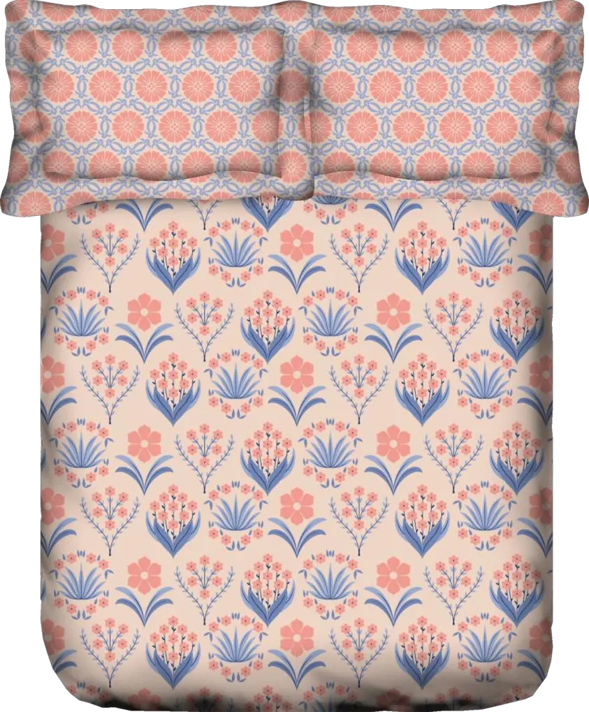 Portico Sparkle Double Bedsheet 224CM X 254CM 2PcsPillow Cover Portico