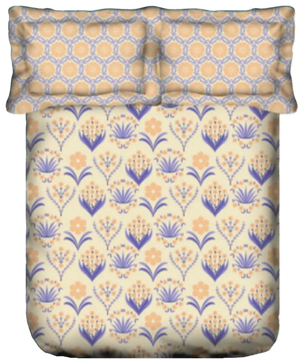 Portico Sparkle Double Bedsheet 224CM X 254CM 2PcsPillow Cover Portico