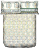 Portico Sparkle Double Bedsheet 224CM X 254CM 2PcsPillow Cover Portico