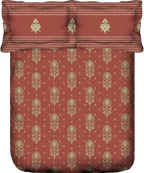 Portico Sparkle Double Bedsheet 224CM X 254CM 2PcsPillow Cover Portico
