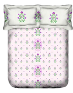 Portico Sparkle Double Bedsheet 224CM X 254CM 2PcsPillow Cover Portico