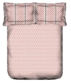 Portico Sparkle Double Bedsheet 224CM X 254CM 2PcsPillow Cover Portico