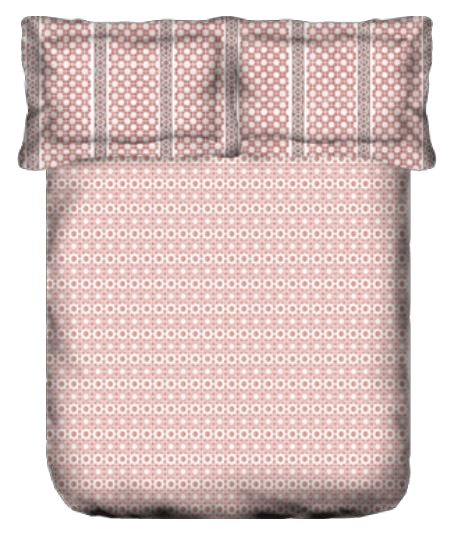 Portico Sparkle Double Bedsheet 224CM X 254CM 2PcsPillow Cover