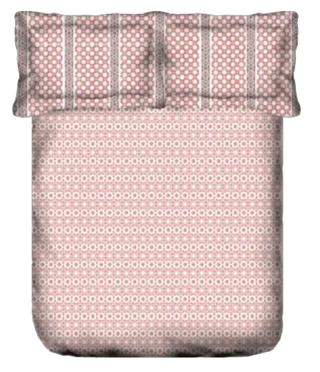 Portico Sparkle Double Bedsheet 224CM X 254CM 2PcsPillow Cover Portico