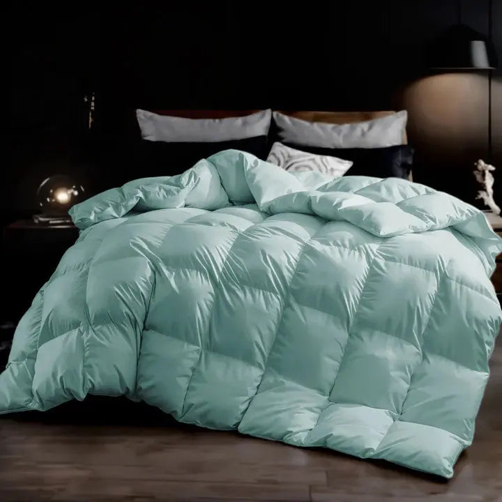 Tevel Down Feather Duvet- 575 GSM Stone blue Sassoon