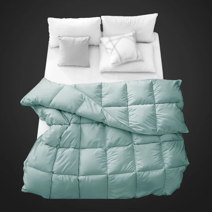 Tevel Down Feather Duvet- 575 GSM Stone blue