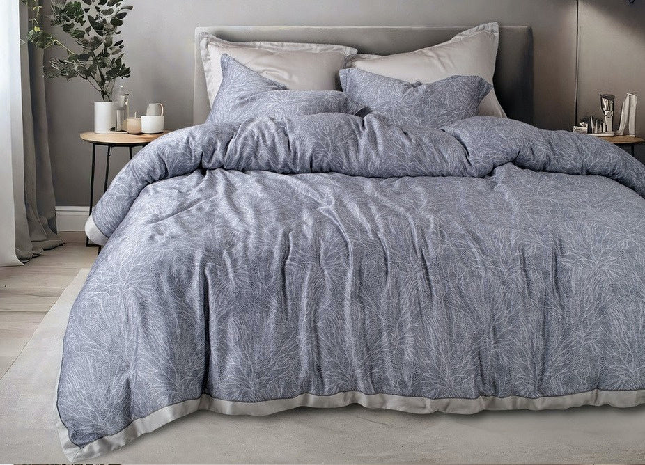 Spread Spain Made From Green 550 TC Cotton & Bamboo Bedsheets | Summer Bed Sheet