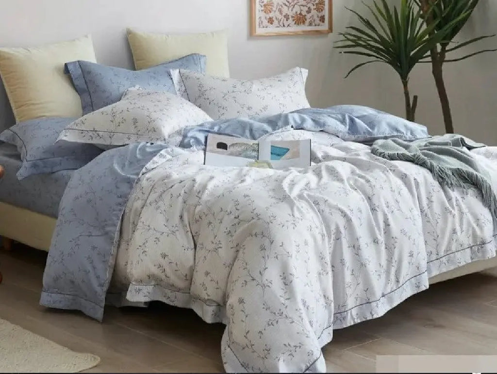 Spread Spain Made From Green 550 TC Cotton & Bamboo Bedsheets | Summer BedSheet SPREAD HOME PROD PVT LTD.