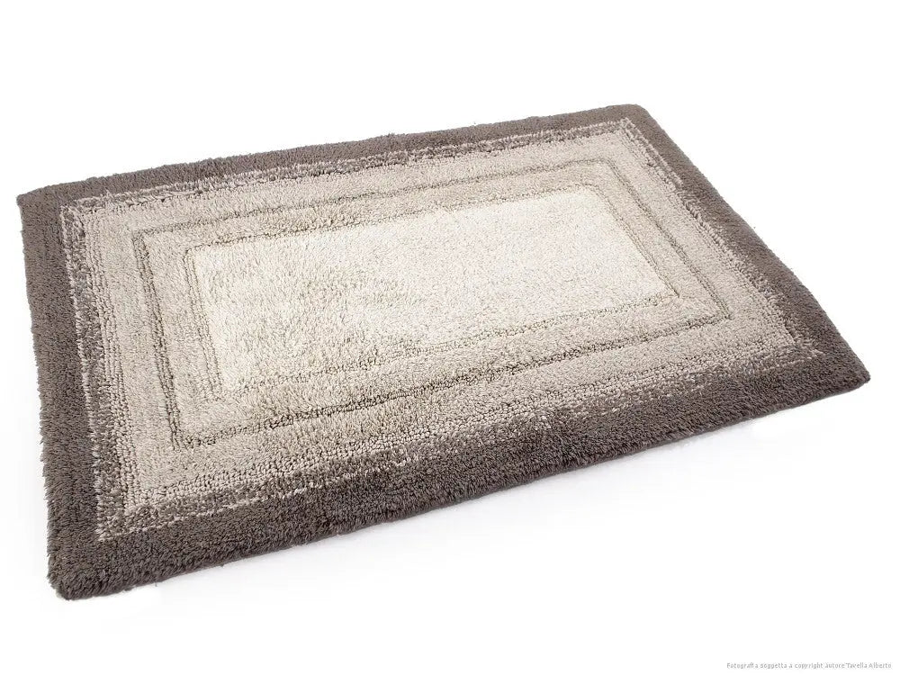 Luxury Anti-Skid Tufted Cotton Floor Mat - Exquisite Comfort for Living & Bath Area - Slip-Resistant & Plush Design - Elevate Your Home with Italian Elegance! ( Naurale) - grahsajja