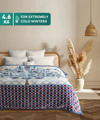 Sanskriti Double Mink Blanket, Tree of Life| 4.6 KG Trident