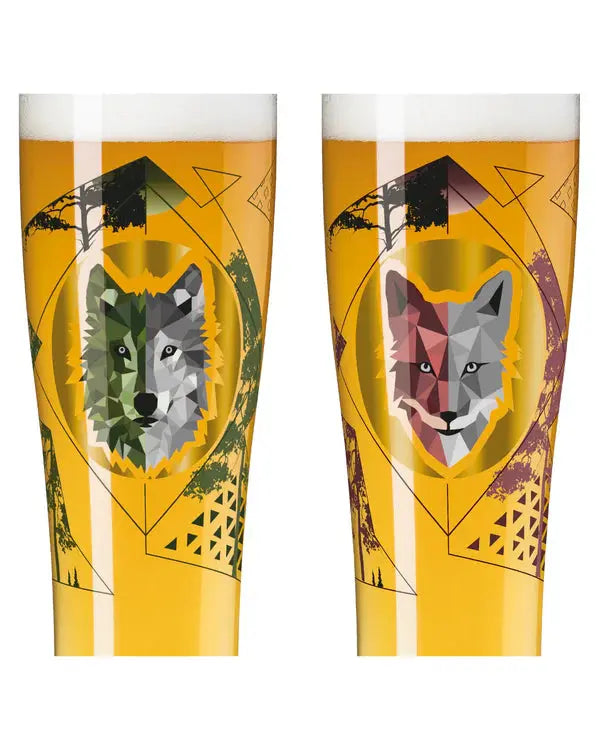 Brauchzeit Wheat Beer Glass #2 Set of 2 RITZENHOFF