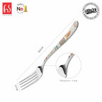 Chef Vicky Ratnani's Signature Collection By FnS Wales Stainless Steel Dessert Fork 6 Pcs Set