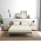 300TC Solid Colour King size Bedsheet with 2pc Pillow Cover - grahsajja